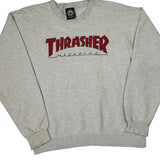 Thrasher Sweatshirt - Medium Gray Cotton