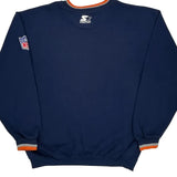 Chicago Bears Starter Football Sweatshirt - Large Navy Polyester Blend