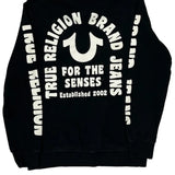 True Religion Graphic Hoodie - Small Black Cotton