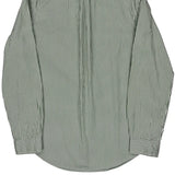 Ralph Lauren Striped Shirt - Medium Green Cotton