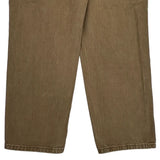 Wrangler Carpenter Pants - 34W 32L Brown Cotton