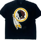 Washington Redskins Reebok Nfl T-Shirt - 2XL Black Cotton