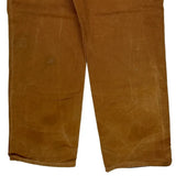 Made In USA Carhartt Double Knee Carpenter Pants - 33W 30L Brown Cotton