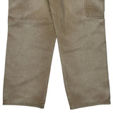 Dickies Carpenter Trousers - 34W 30L Beige Cotton