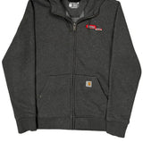 Age 12-14 Carhartt Hoodie - Large Gray Cotton