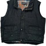 Dakota Checked Gilet - XL Black Polyester