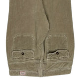 Levis Cord Trousers - 30″ Waist Khaki Cotton