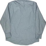 Lacoste Checked Shirt - XL Blue Cotton