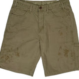 Dickies Carpenter Shorts - 32W 10L Beige Cotton