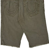 True Religion Shorts - 36W 11L Gray Cotton