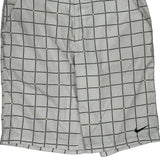 Nike Fitdry Nike Checked Shorts - Largew 10L Black Polyester