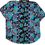 Hawaii Original Floral Hawaiian Shirt - Small Multicoloured Cotton
