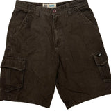 Unbranded Cargo Shorts - 32W 11L Brown Cotton
