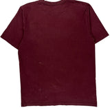 Carhartt T-Shirt - Large Burgundy Cotton