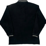 Tommy Hilfiger Long Sleeve Polo Shirt - Small Black Cotton