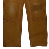 Carhartt Double Knee Carpenter Trousers - 36W 36L Brown Cotton