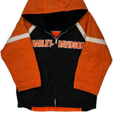 Age 6 Harley Davidson Jacket - Small Black Nylon