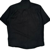 Flex For Comfort Wrangler Short Sleeve Shirt - Large Black Cotton