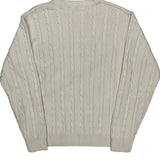 Tommy Hilfiger Sweater - Medium Cream Cotton