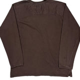 The North Face Long Sleeve T-Shirt - XL Brown Polyester