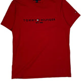 Tommy Hilfiger T-Shirt - Medium Red Cotton