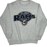 St. Louis Rams Nfl Sweatshirt - Medium Gray Cotton Blend
