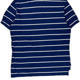 Polo By Ralph Lauren Striped Polo Shirt - Large Blue Cotton