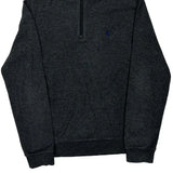 Polo By Ralph Lauren 1/4 Zip - Small Grey Cotton