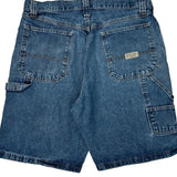 Wrangler Denim Shorts - 32W 10L Blue Cotton