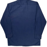 Dickies Shirt - Medium Navy Polyester Blend