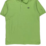 Lacoste Polo Shirt - Large Green Cotton