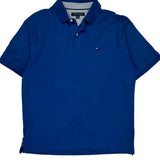 Tommy Hilfiger Polo Shirt - Medium Blue Cotton