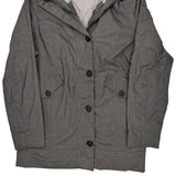 The North Face Waterproof Jacket - Large Grey Polyester