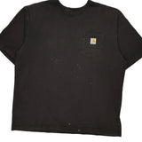 Carhartt T-Shirt - XL Black Cotton