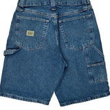 Wrangler Denim Shorts - 29W 11L Blue Cotton