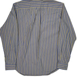 Ralph Lauren Striped Shirt - Large Blue Cotton