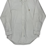 Polo By Ralph Lauren Shirt - Large White Cotton