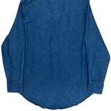 Wrangler Denim Shirt - Large Blue Denim