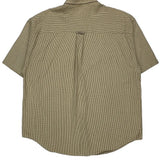 Gant Checked Short Sleeve Shirt - XL Beige Cotton