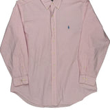 Ralph Lauren Checked Shirt - Large Pink Cotton