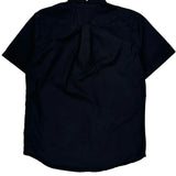 Tommy Hilfiger Short Sleeve Shirt - Medium Navy Cotton