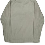 Tommy Jeans Sweater - Large Cream Cotton