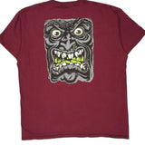 Santa Cruz T-Shirt - XL Burgundy Cotton