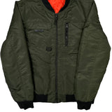Primark Bomber Jacket - Medium Green Polyester