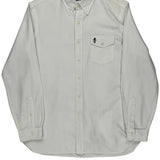 Classic Fit Ralph Lauren Shirt - Large White Cotton