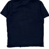Tommy Hilfiger Slim Fit Polo Shirt - Large Navy Cotton