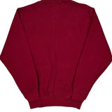 90'S Blank Made In USA Fruit Of The Loom Sweatshirt - Small Red Cotton Blend