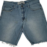 Avirex Denim Shorts - 40W 13L Light Wash Cotton