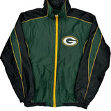 Packers Nfl Football Windbreaker - Medium Black Polyester