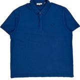 Lacoste Polo Shirt - 2XL Blue Cotton